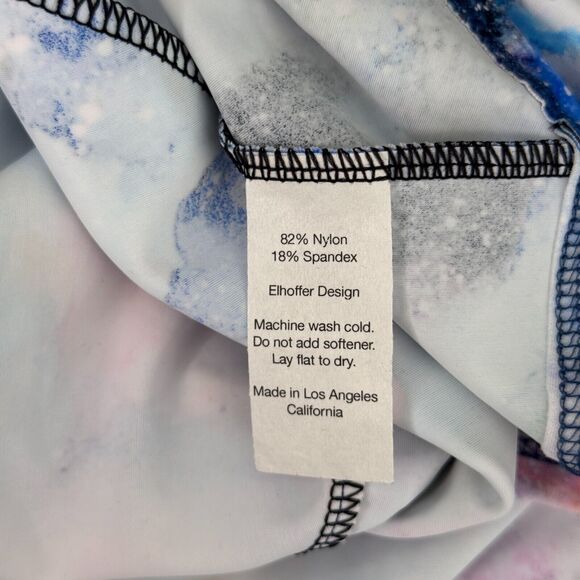 Elhoffer Wrap Dress Womens Large Essentials Nebula Dreams Space Galaxy Retired - Picture 9 of 12